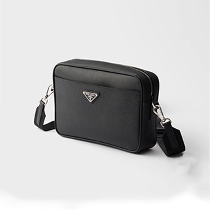 prada saffiano leather two way convertible crossbody clutch bag